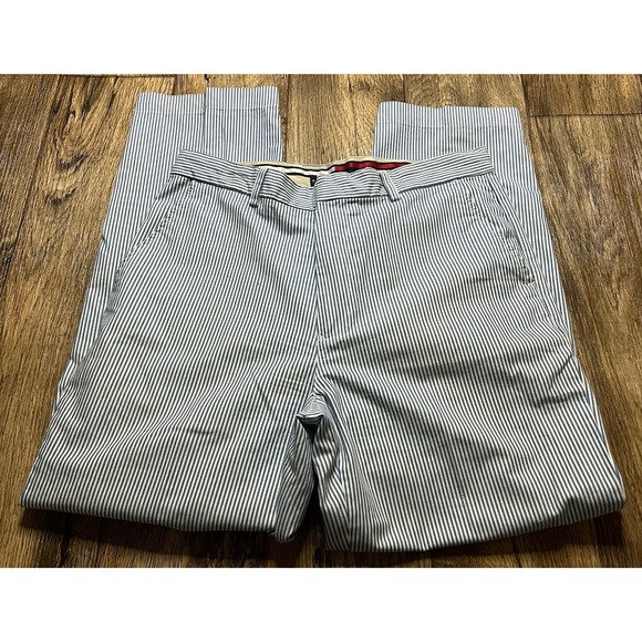 Tommy Hilfiger Pants Light Blue White Striped Tag 34/30 Measure 35/29.5 - Picture 1 of 2